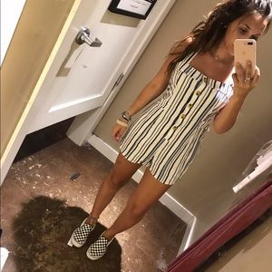 PACSUN Stripped Romper